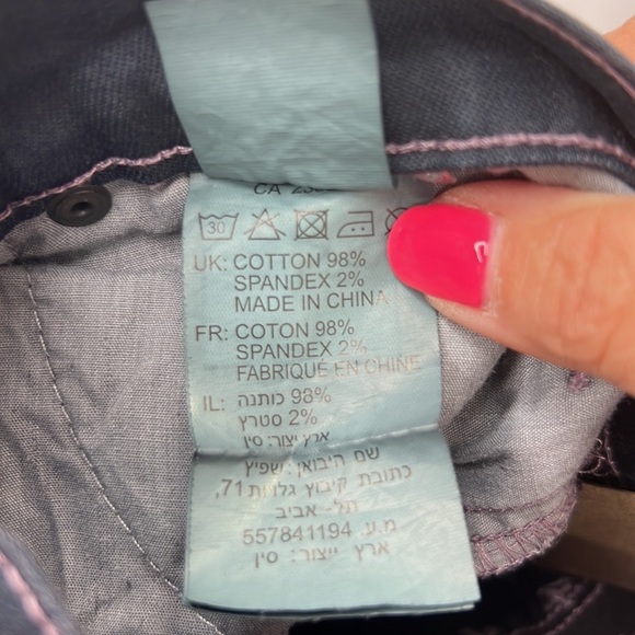 KUSBI NWT WOMEN’S SKINNY PINS I’M SHADY LOW RISE JEAN SZ 26 - Picture 8 of 9